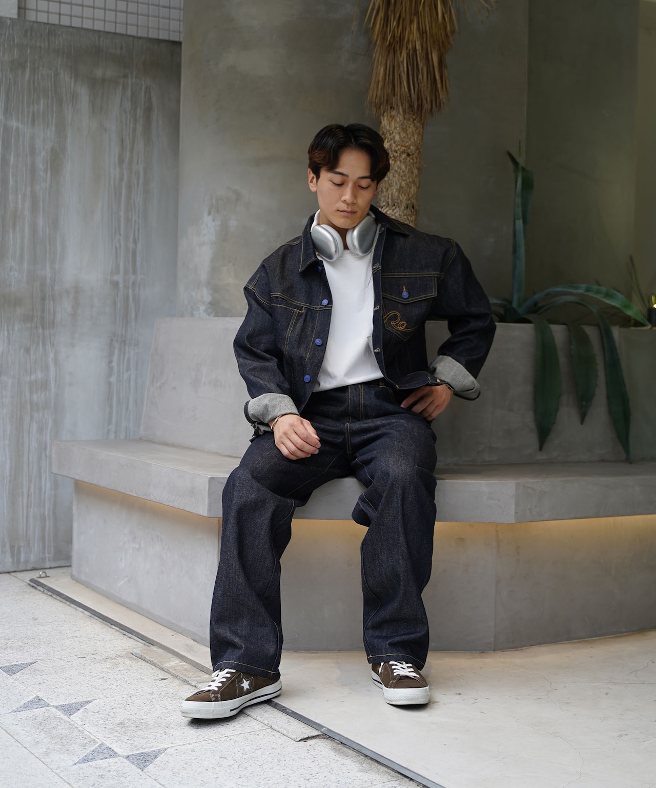 【#Re:room】VINTAGE WIDE DENIM PANTS［REP230］