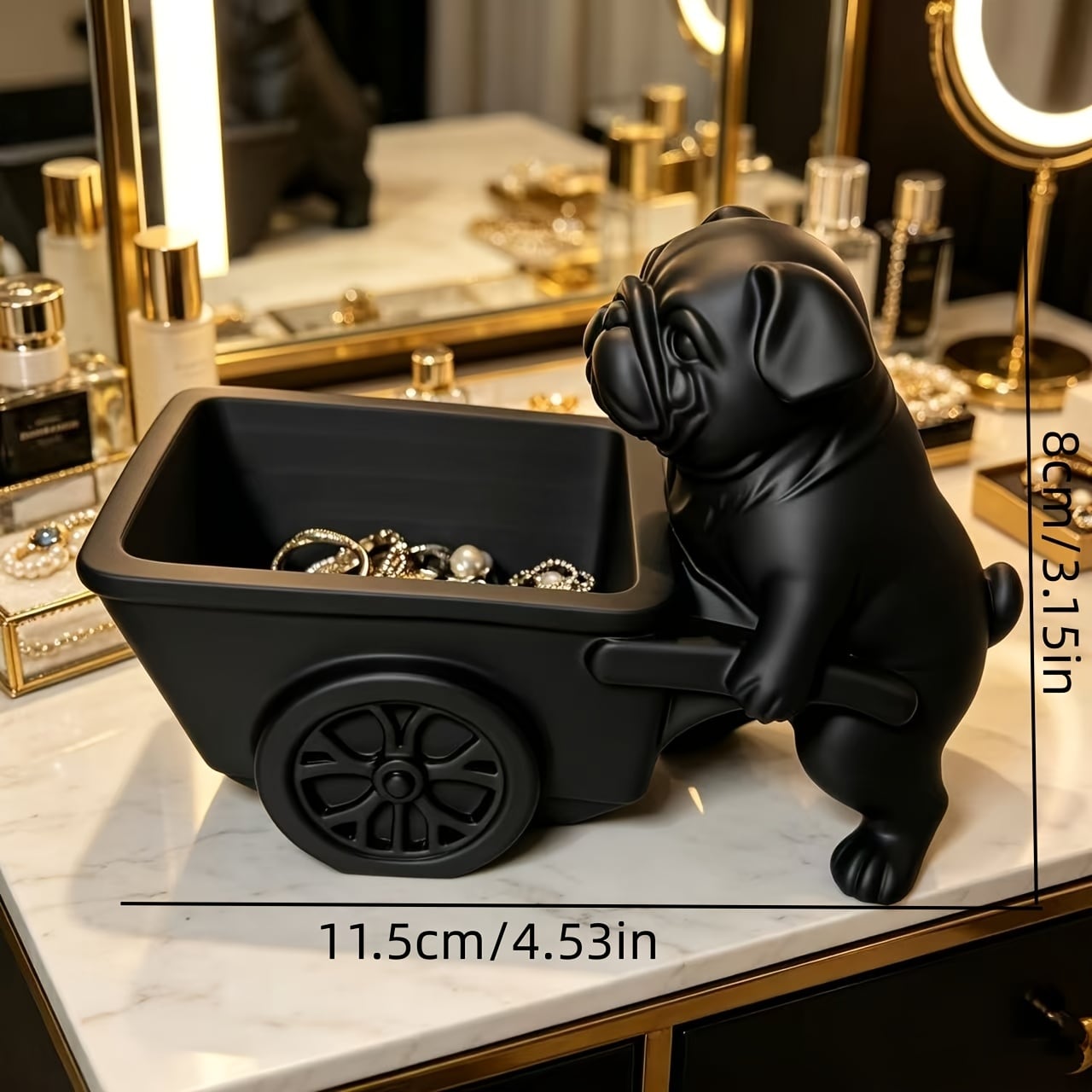 3D print ornament -construction- z-int-78 | Pug shower - パグ