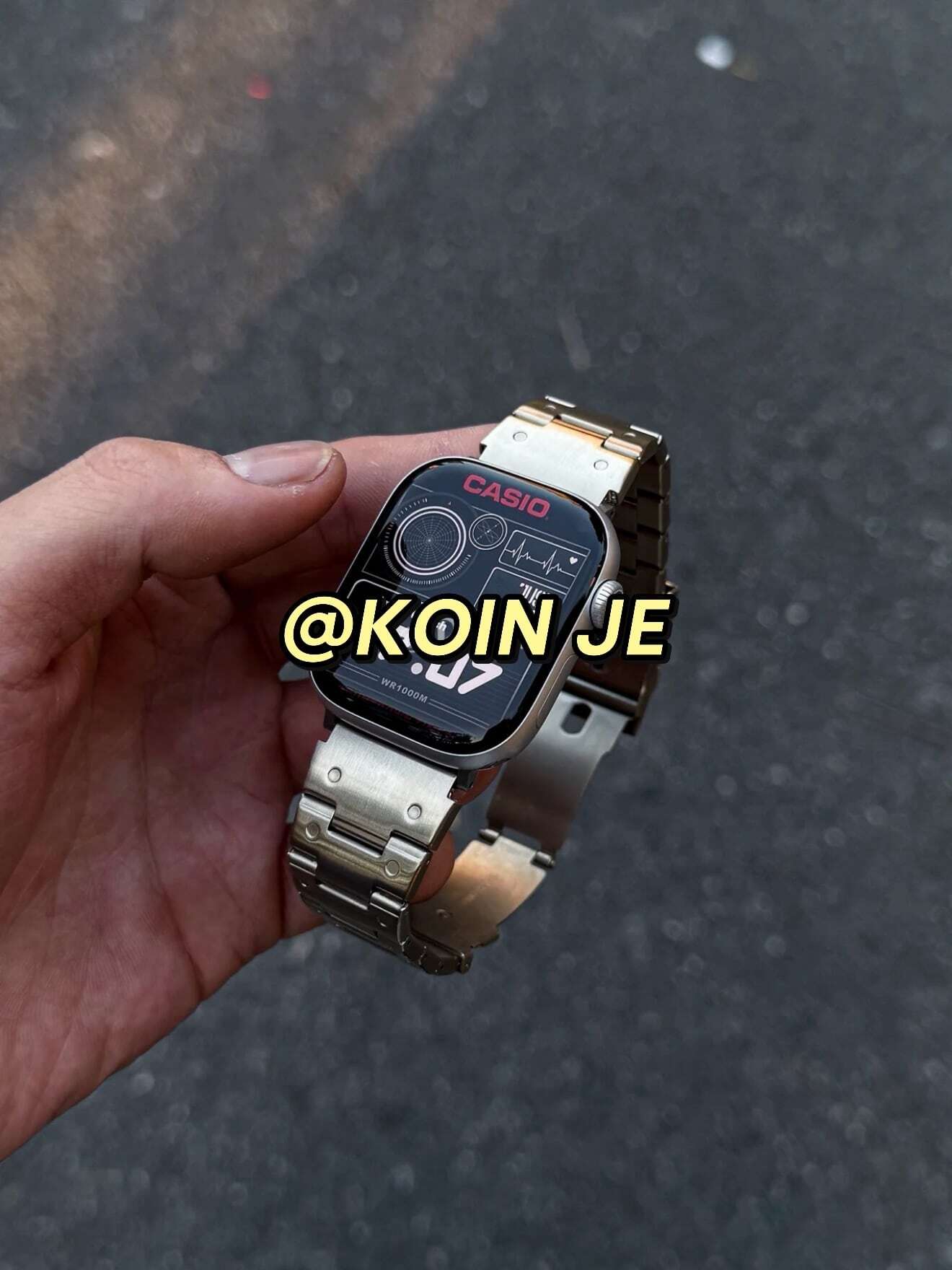 KOIN JE ステンレス レトロドット メタルバンド - Apple Watch S11~S7