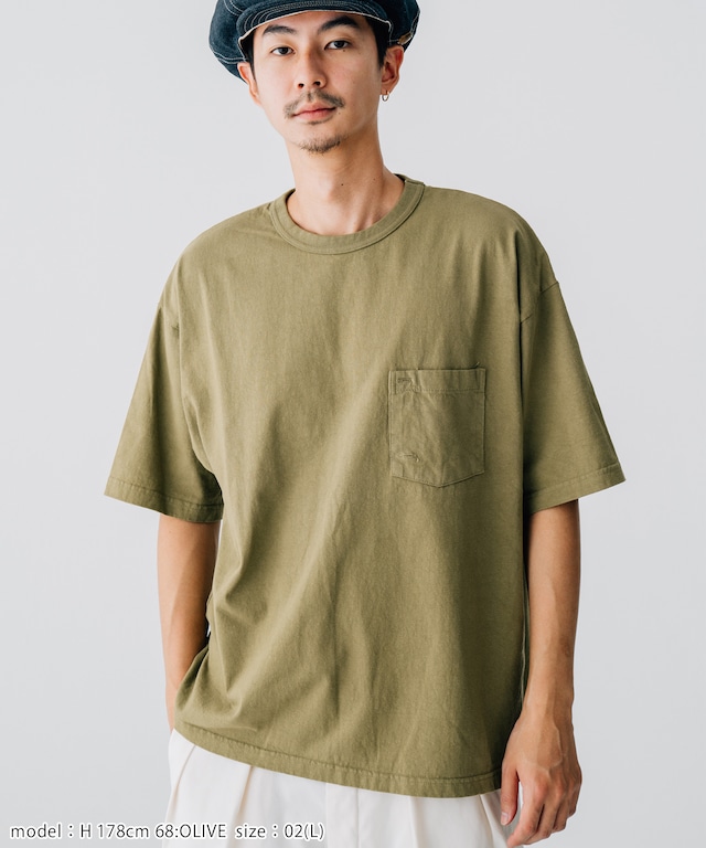 GRASS PK BAGGY TEE　グラス（眼鏡）ポケット バギーTシャツ　GS2249975