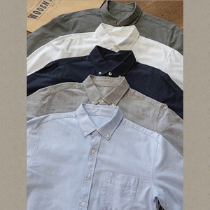 オックスフォード長袖シャツ 225395