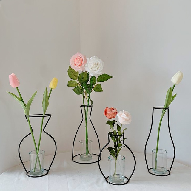 【VASE】ノルディック淡色系グラスベース