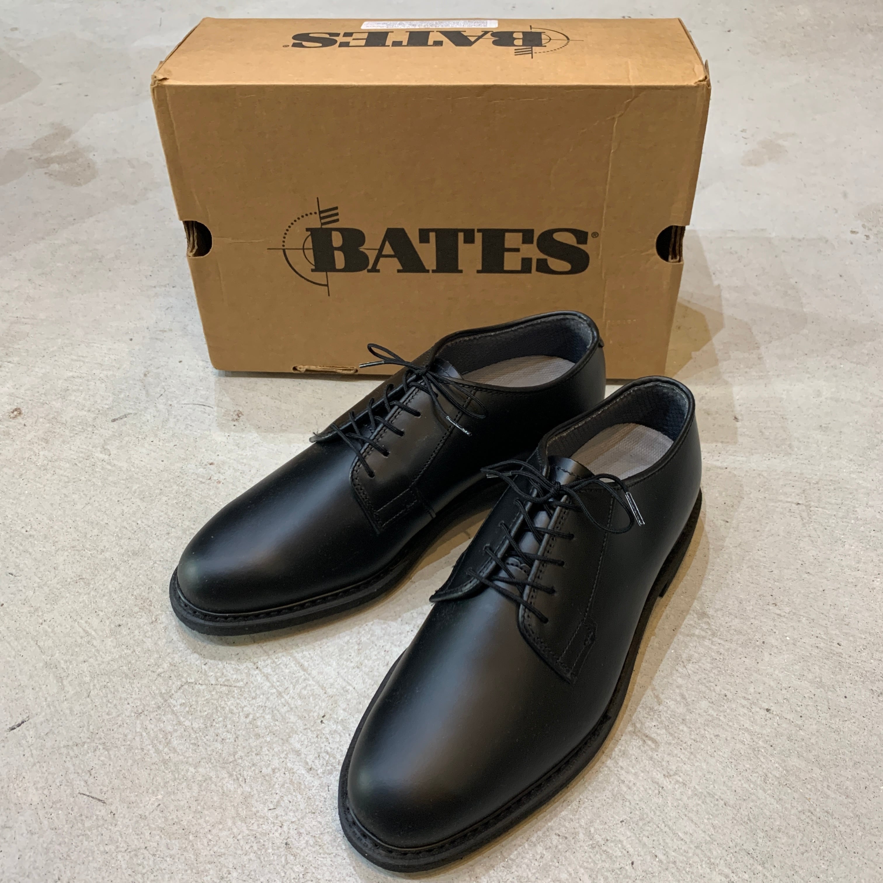 箱付きデッドストック BATES サービスシューズ USNAVY 黒 27cm 箱付きデッドストック BATES サービスシューズ USNAVY 黒 27cm