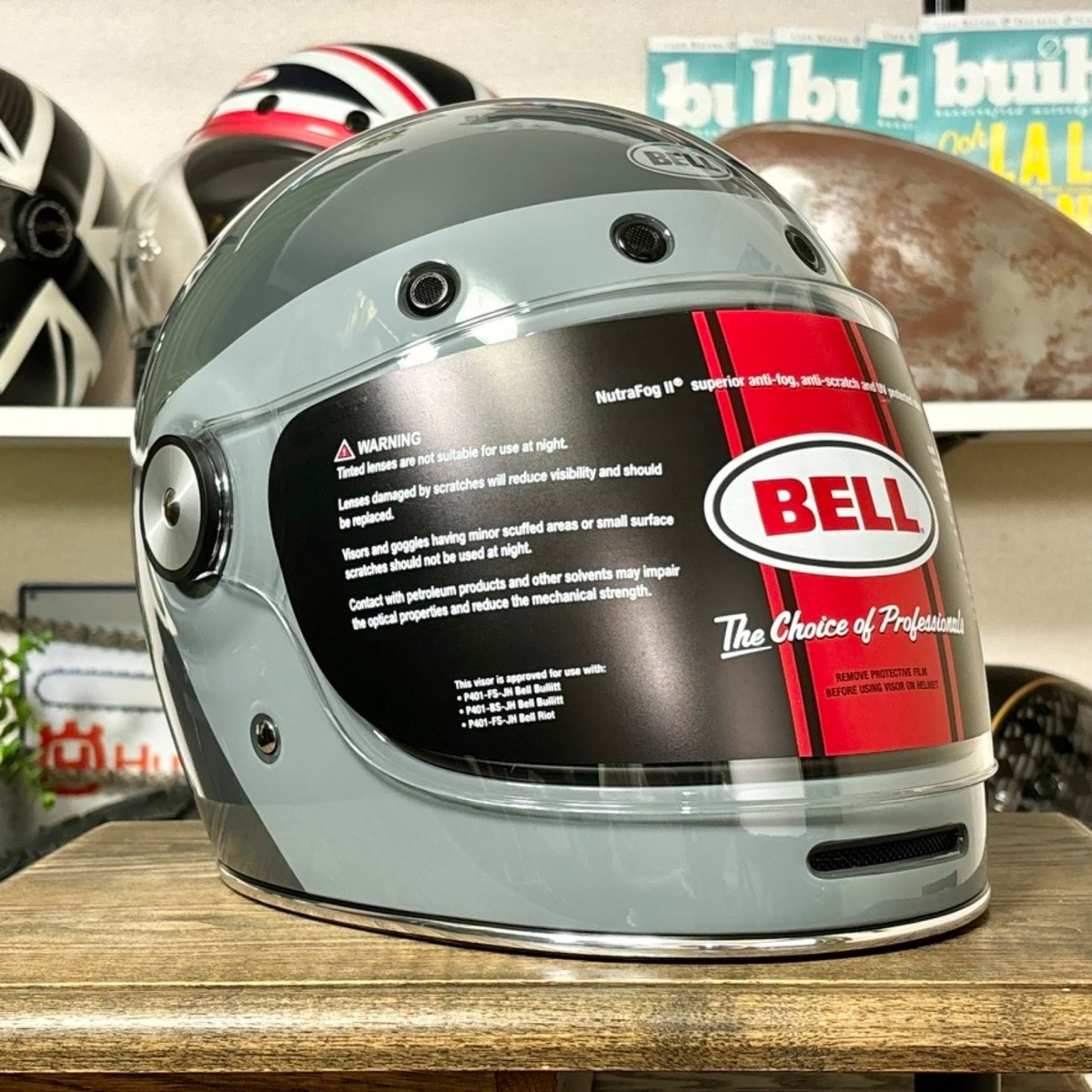 ☆BELL BULLITT VADER GLOSS GRAY ベル ブリット フルフェイス  