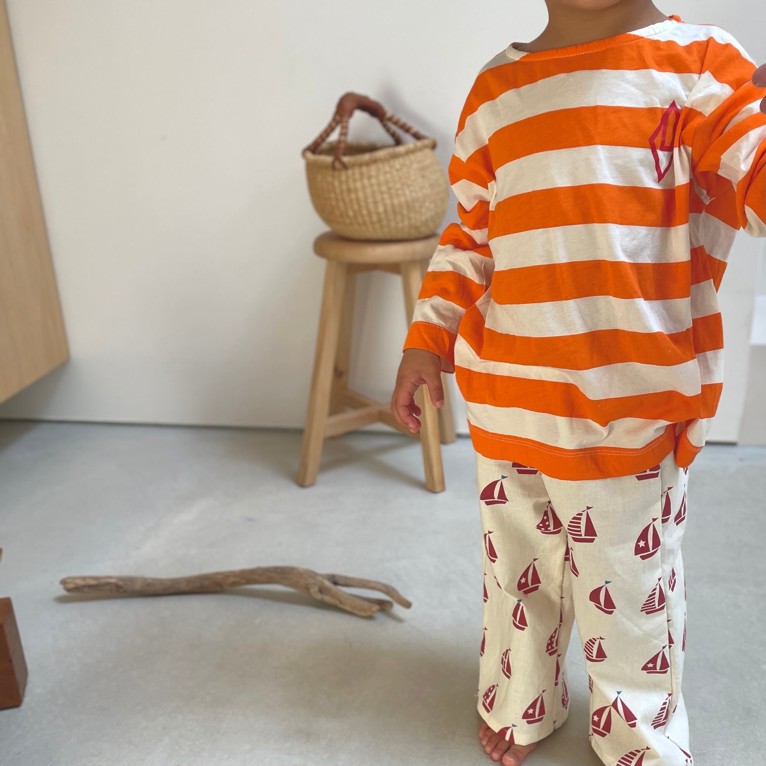 mnmページ sailing boat pants | worzoi