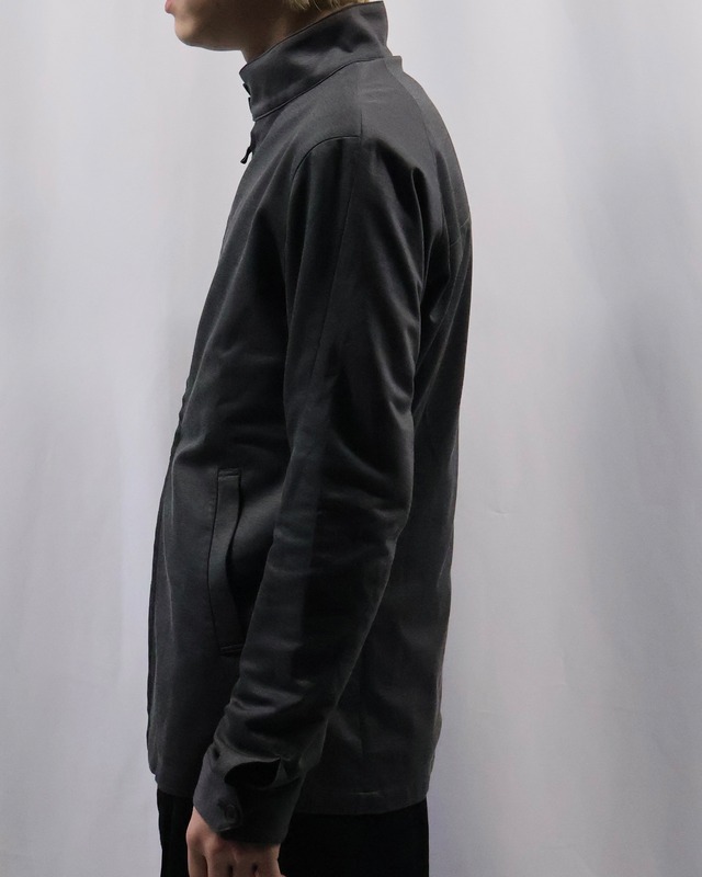 【ripvanwinkle】double zip high neck blouson