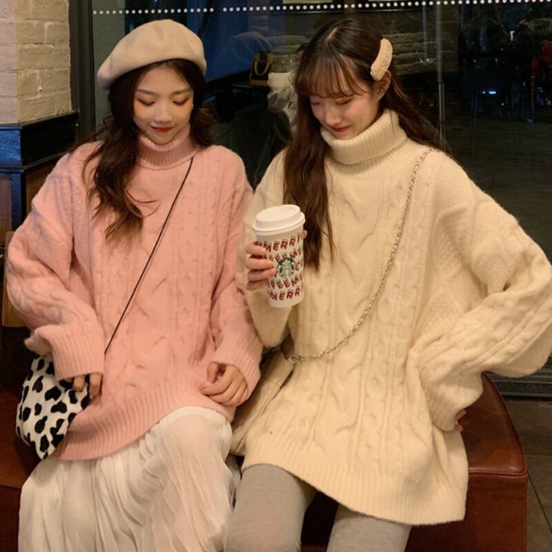 セーター オータムウィンタースタンダードスタイルルーズ レトロ 秋物 冬物 萌量不足44695817897