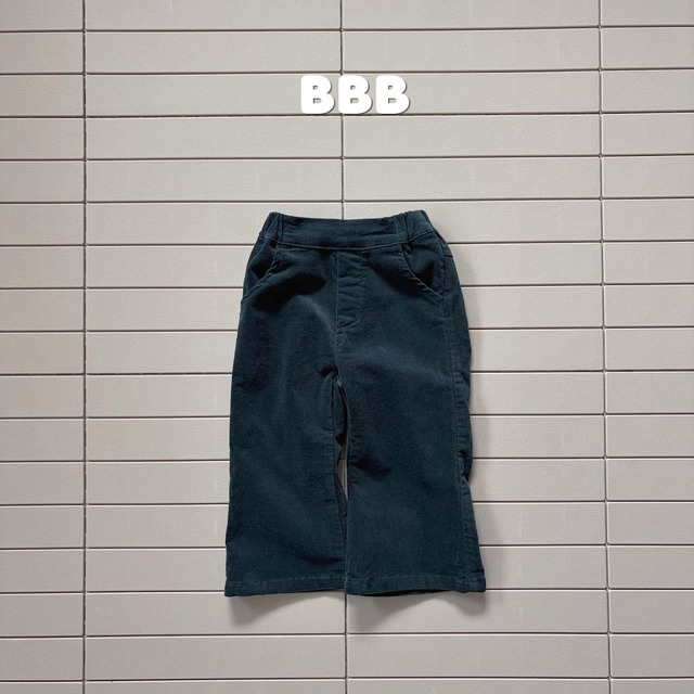 《予約》送料無料【Bella bambina】Velvet Bootcut Pants