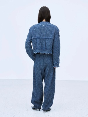 【26AW】THINGS THAT MATTER シングスザットマター / パンツ / PUNCHING DENIM TWEEDY PANTS　0586TM1643P