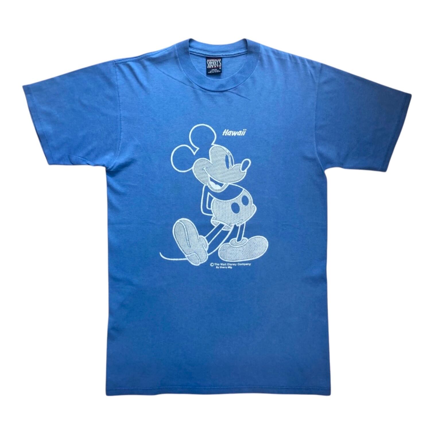 Disney Mickey Mouse Hawaii Tee / Sherry's / Size M / Made in USA / 90s