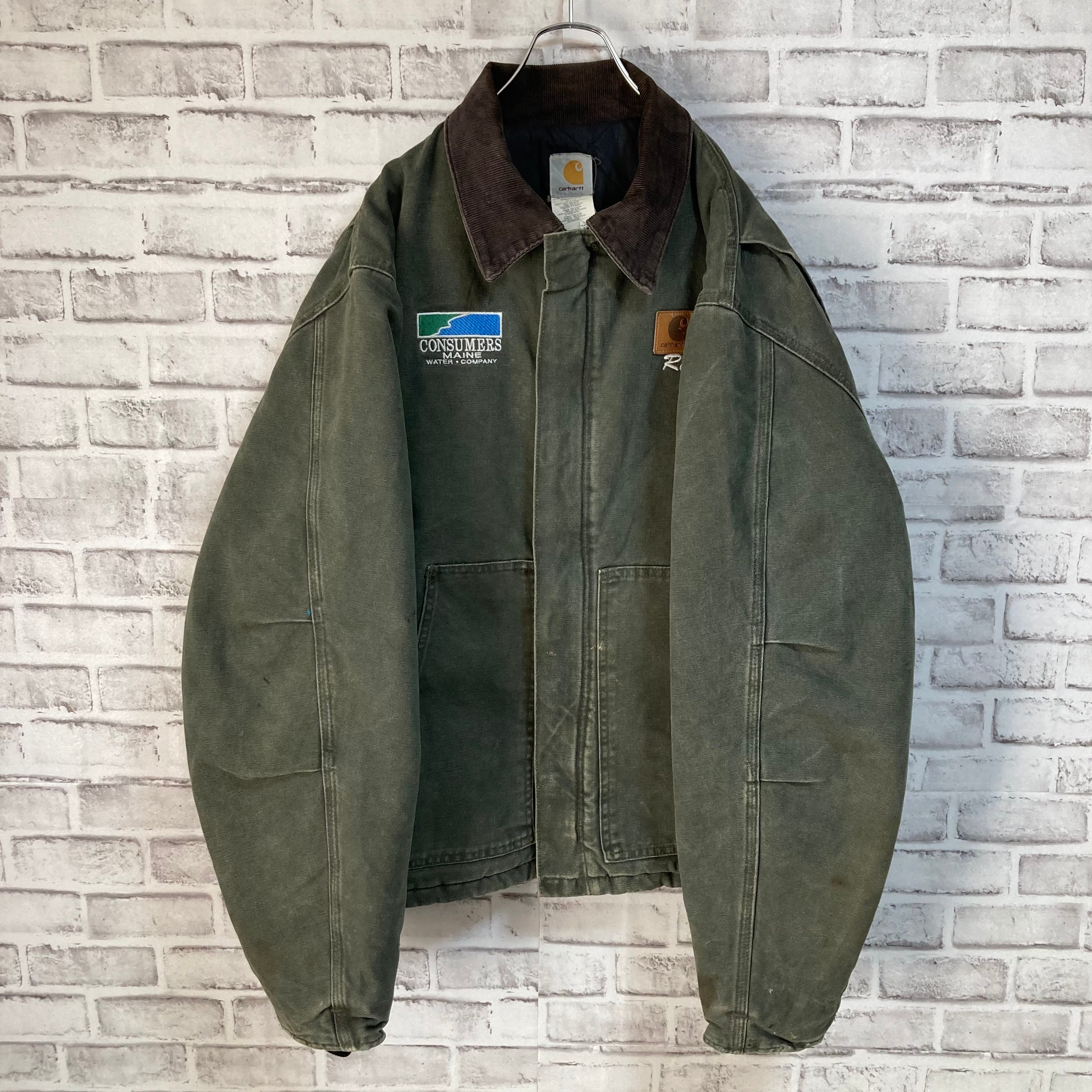 Carhartt☆カーハート☆ブルゾン☆ジャケット☆XL ワンポイントロゴ