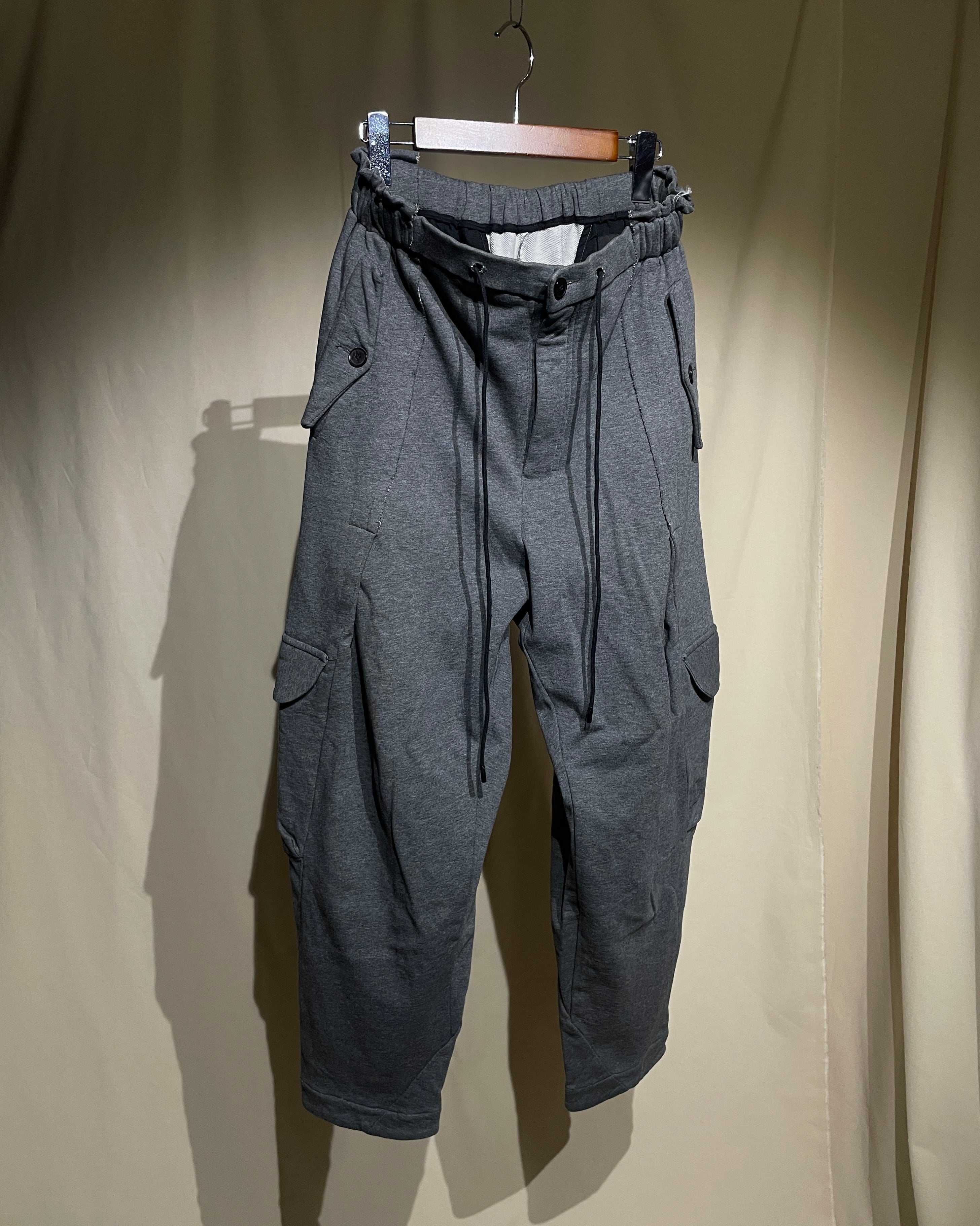 S/S2017 incarnation - Overlocked Anatomical Drop Crotch Shorts