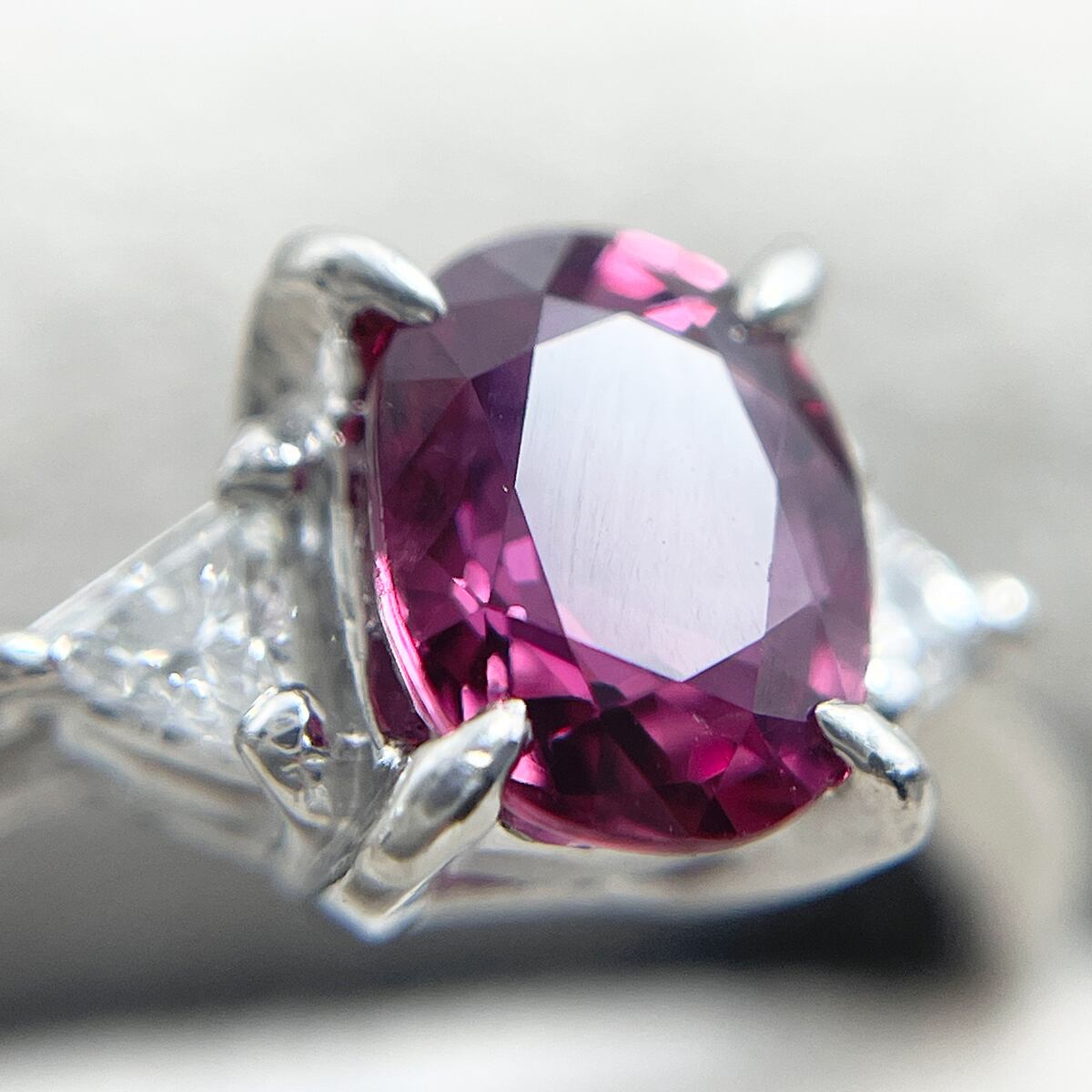 天然ルビー 0.52ct プラチナ900 リング 指輪 【公式通販】