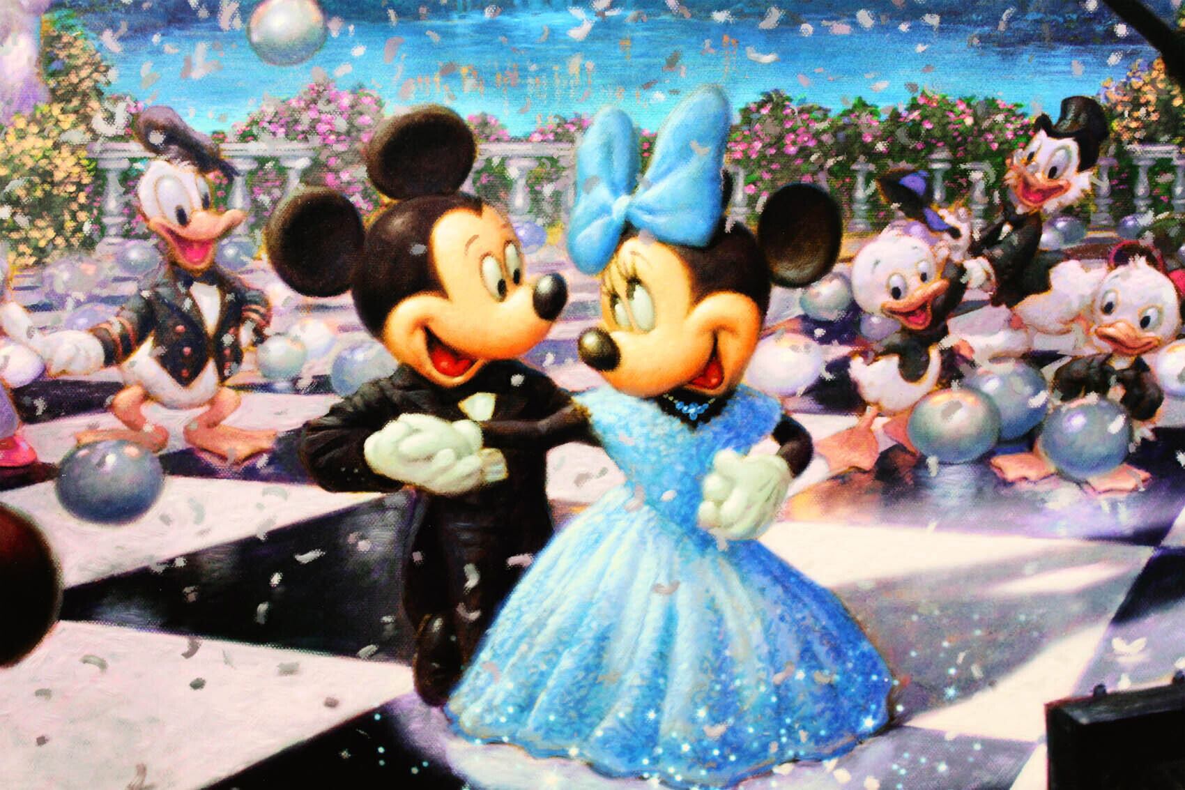 ディズニー ウォルトディズニー ミッキー＆ミニー　絵画 ウォルト・ディズニー ミッキー ミニー アート 額入り ディズニー絵画