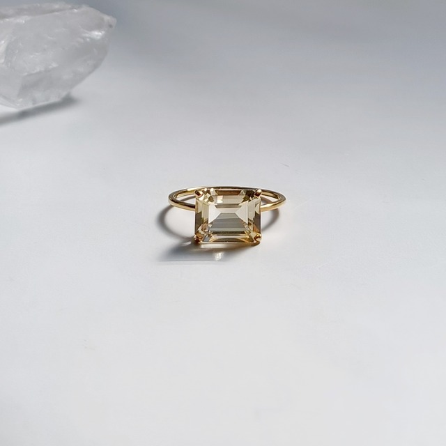 【square ring】シトリン ~pale~
