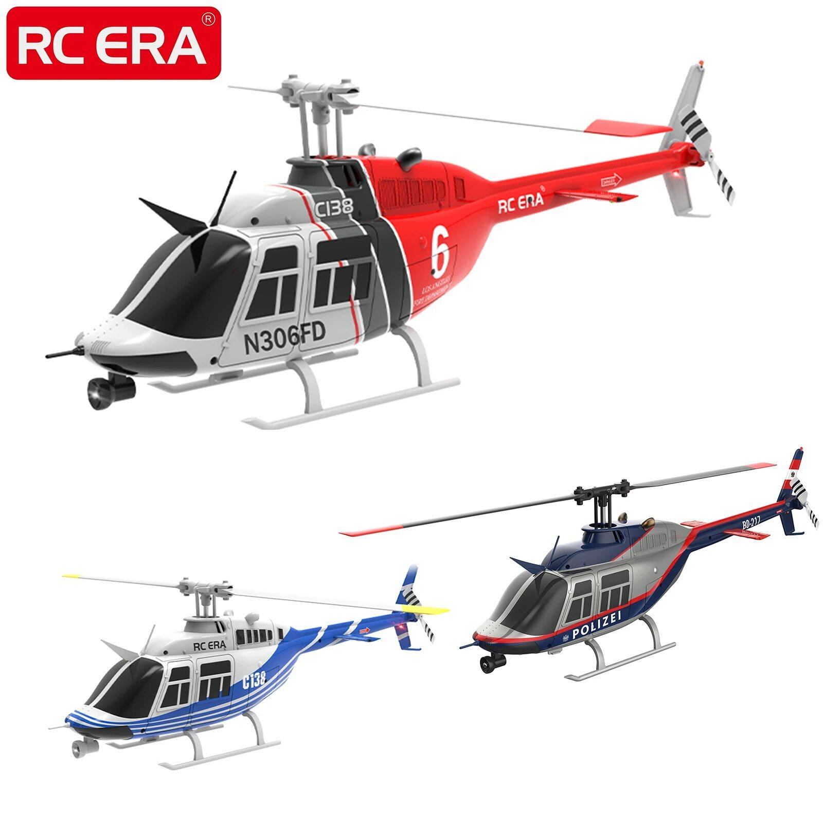 RC ERA C138 BELL 206 ジェットレンジャー 6軸ジャイロ 高度維持機能