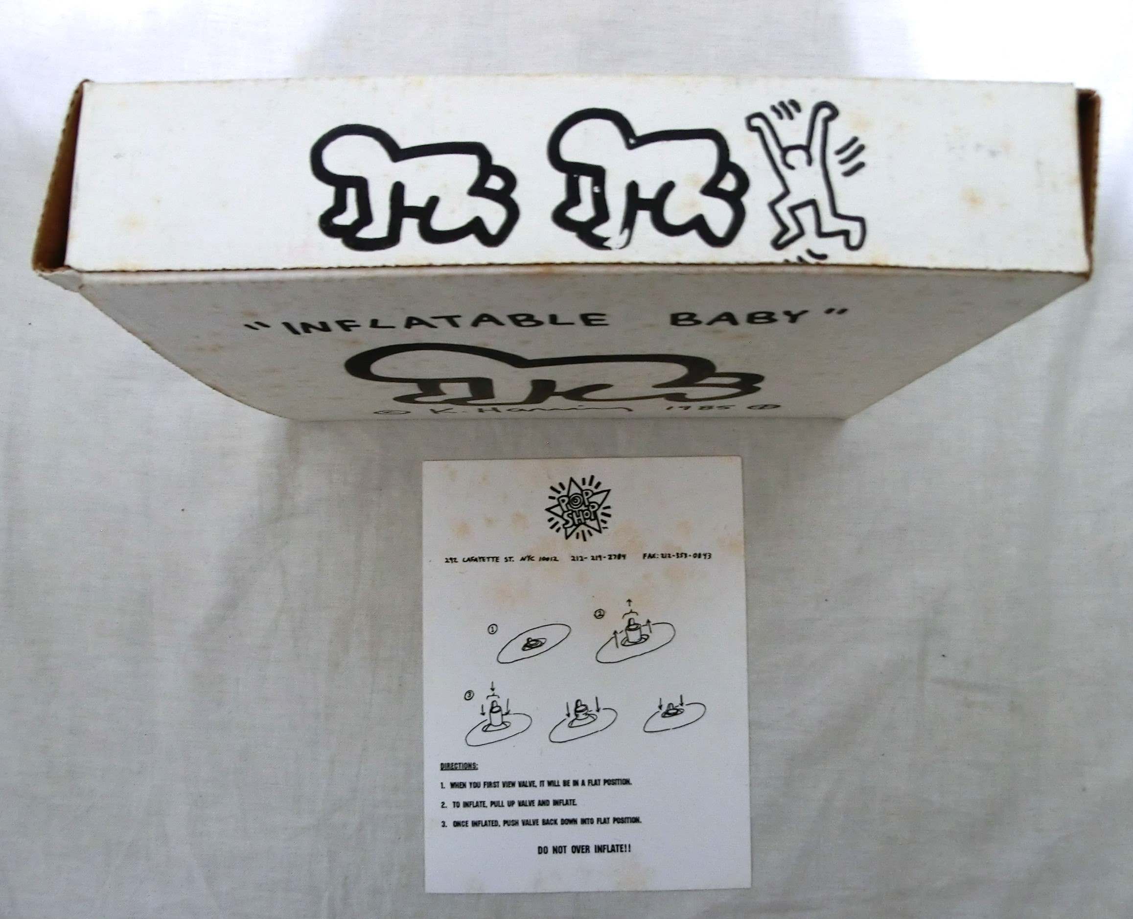 キース・ヘリング 1985年 マルチプル作品 インフレータブル・ベイビー