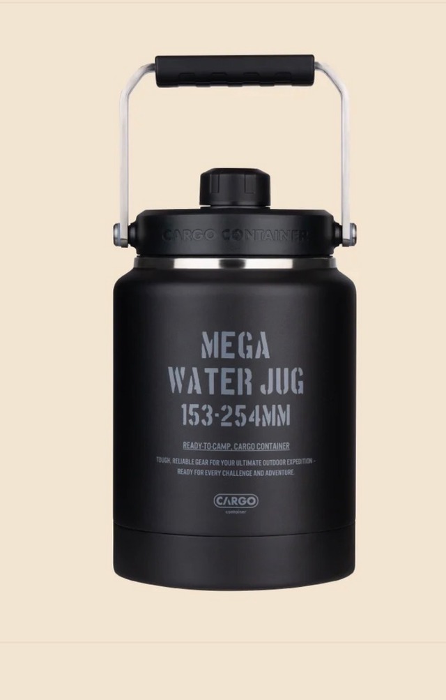 【CARGO】HALF WATER JUG ブラック