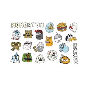 MOMENTUM STICKER SHEET