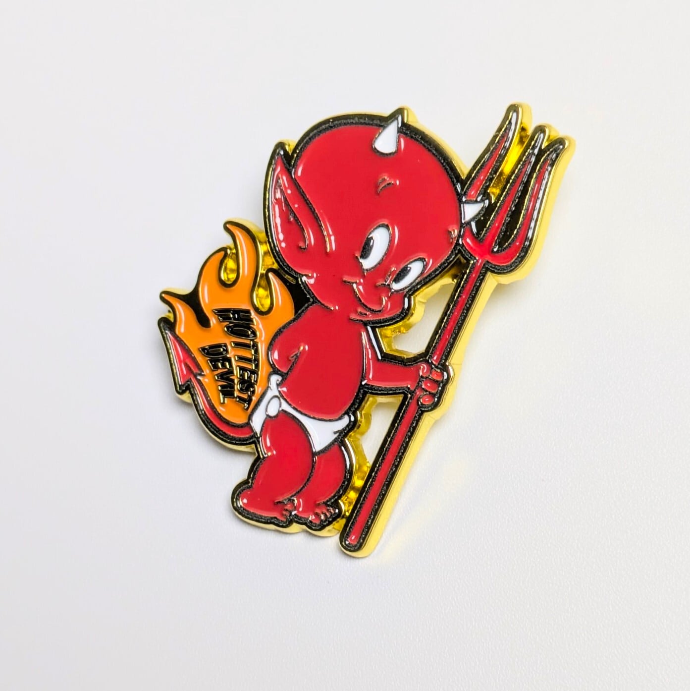 ★ピンズ PINS★ピンバッジ 【 Hot Stuff the Little Devil ( ホットスタッフザリトルデビル ) 】 Supreme pins 〚アメリカン雑貨 アメトイ〛