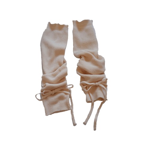 Florist  legwarmers　col.whitelaceflower