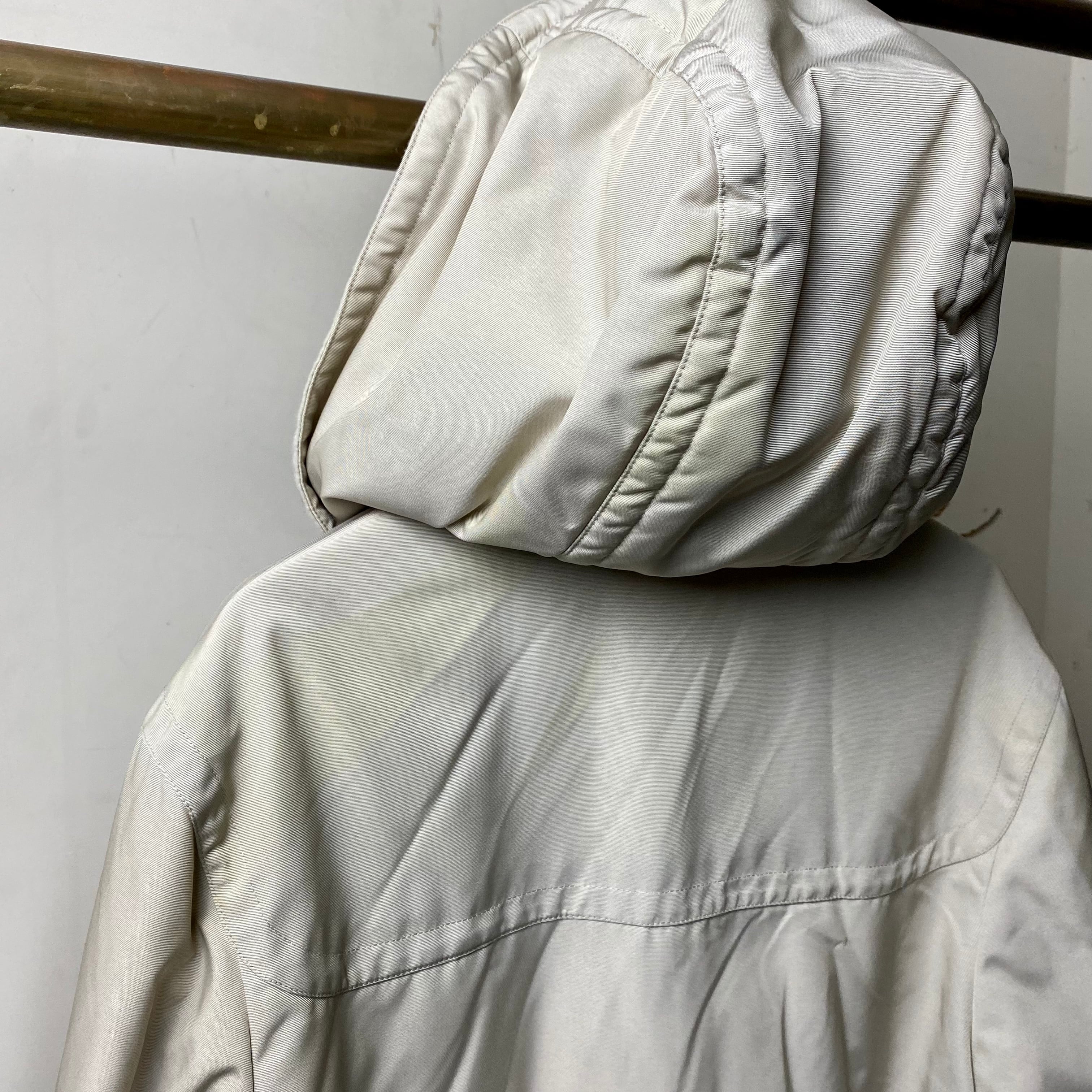 vintage HERMES nylon duffle coat | NOIR ONLINE