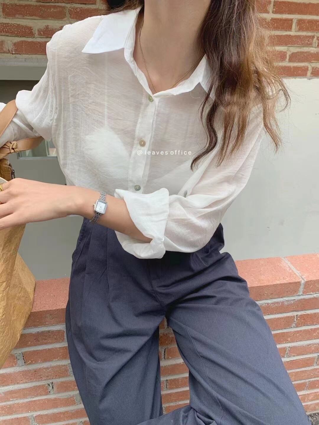 カラーシアーシャツ　AJ2205-667