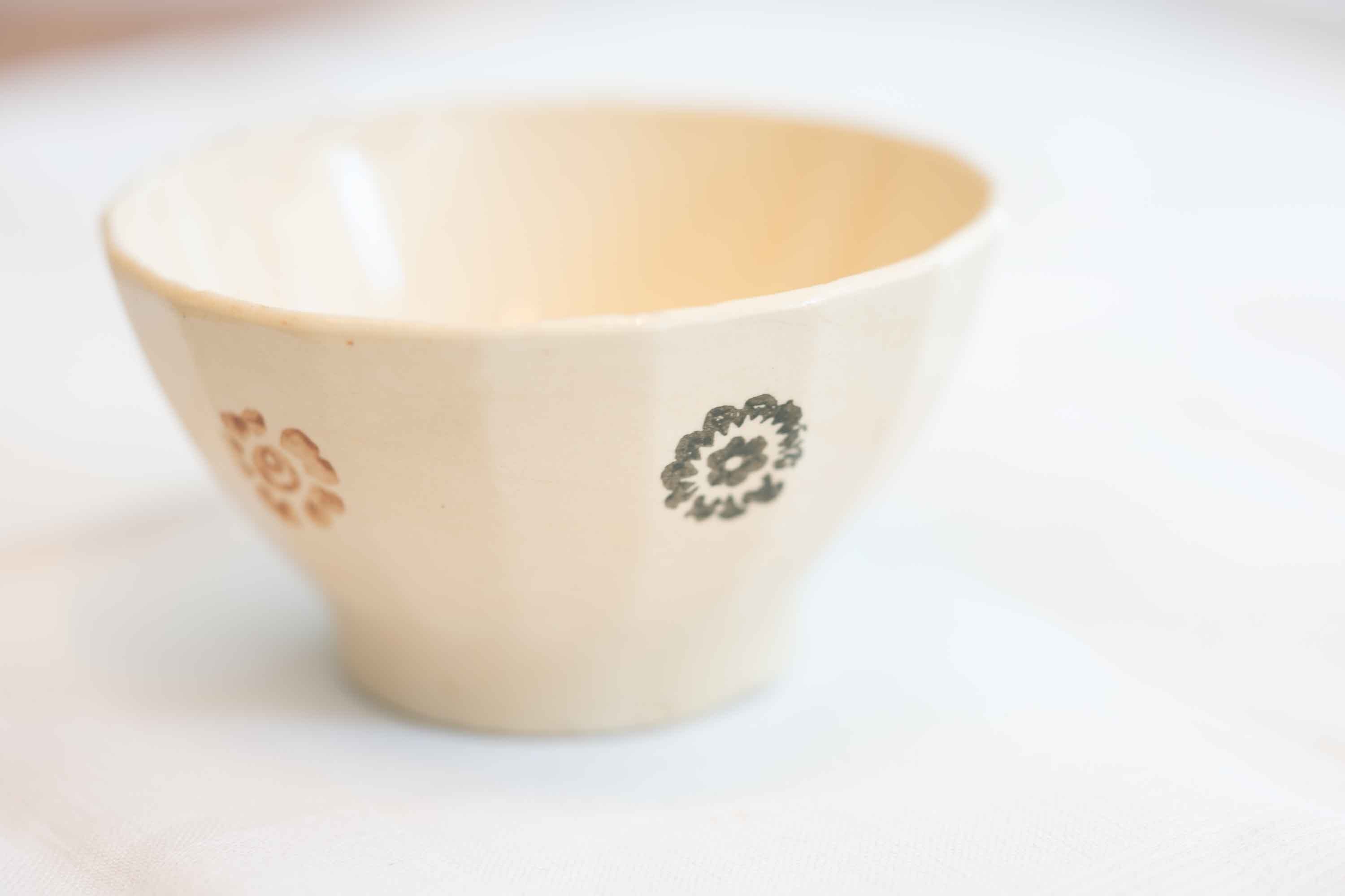 【希少】フランスアンティーク 大きめ カフェオレボウル 枯れた マリー・ルイーズ アンティークカフェオレボウル入荷いたしました。