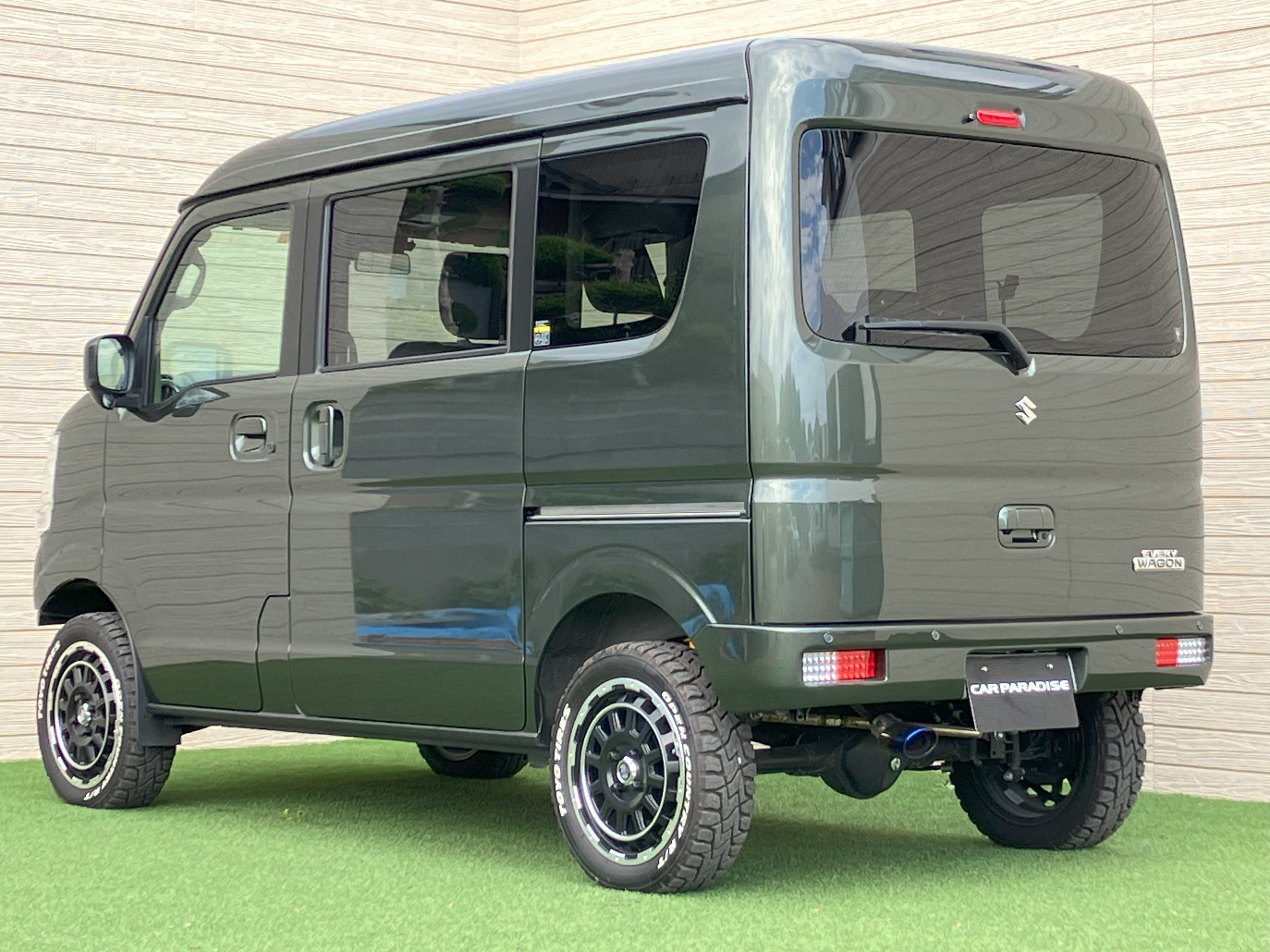 エブリィ ショートバンパー カーキ DA17W 美品