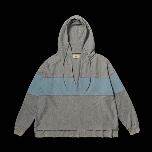 Line parker /grey×blue