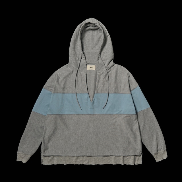 Line parker /grey×blue