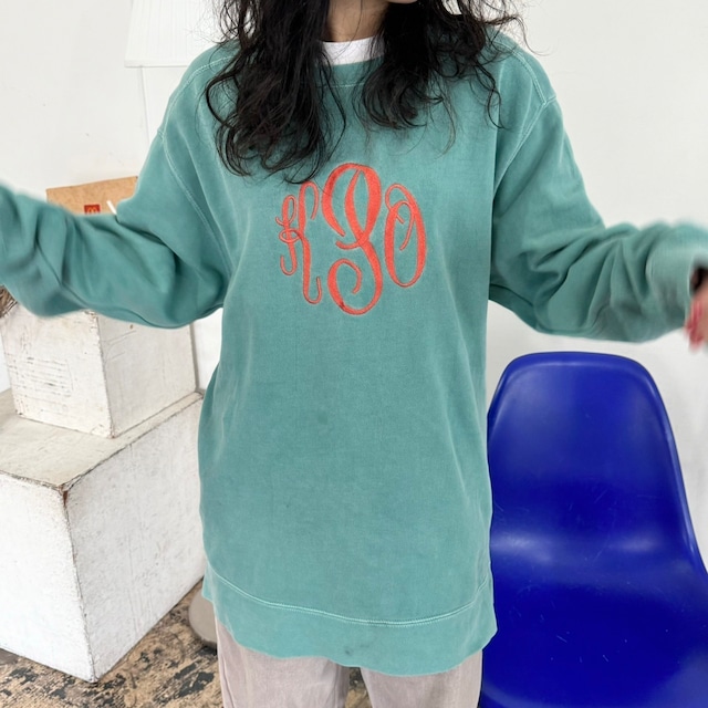 front stitch oversize pullover sweat_LNF_092