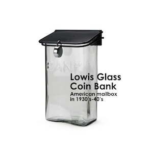 Lowis Glass Coin Bank