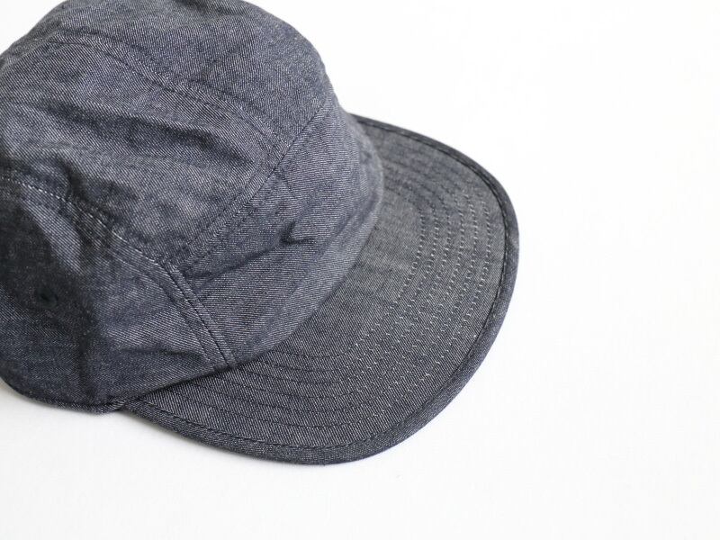 リネン RINEN 6オンスノットインディゴデニムOHキャップ(R51103)ネイビー【ネコポス可】