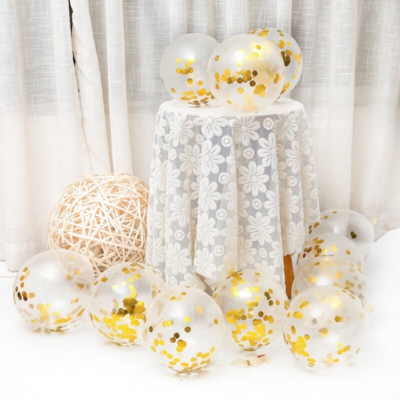 フラワー 誕生日 飾り コンフェッティ バルーン ガーランド バースデー