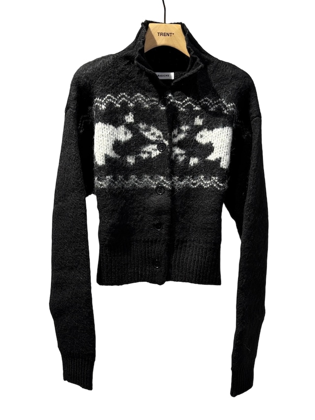 【25AW】BASICKS ベイシックス / HEART NORDIC SHORT CARDIGAN