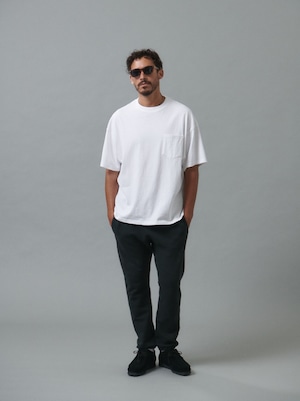 BRD BASIC WIDE POCKET TEE / WHITE