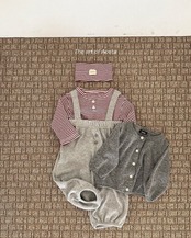 韓国子供服 / 26Autumn / Aosta / 星キャンディオーバーオール / 秋服 *S~L*