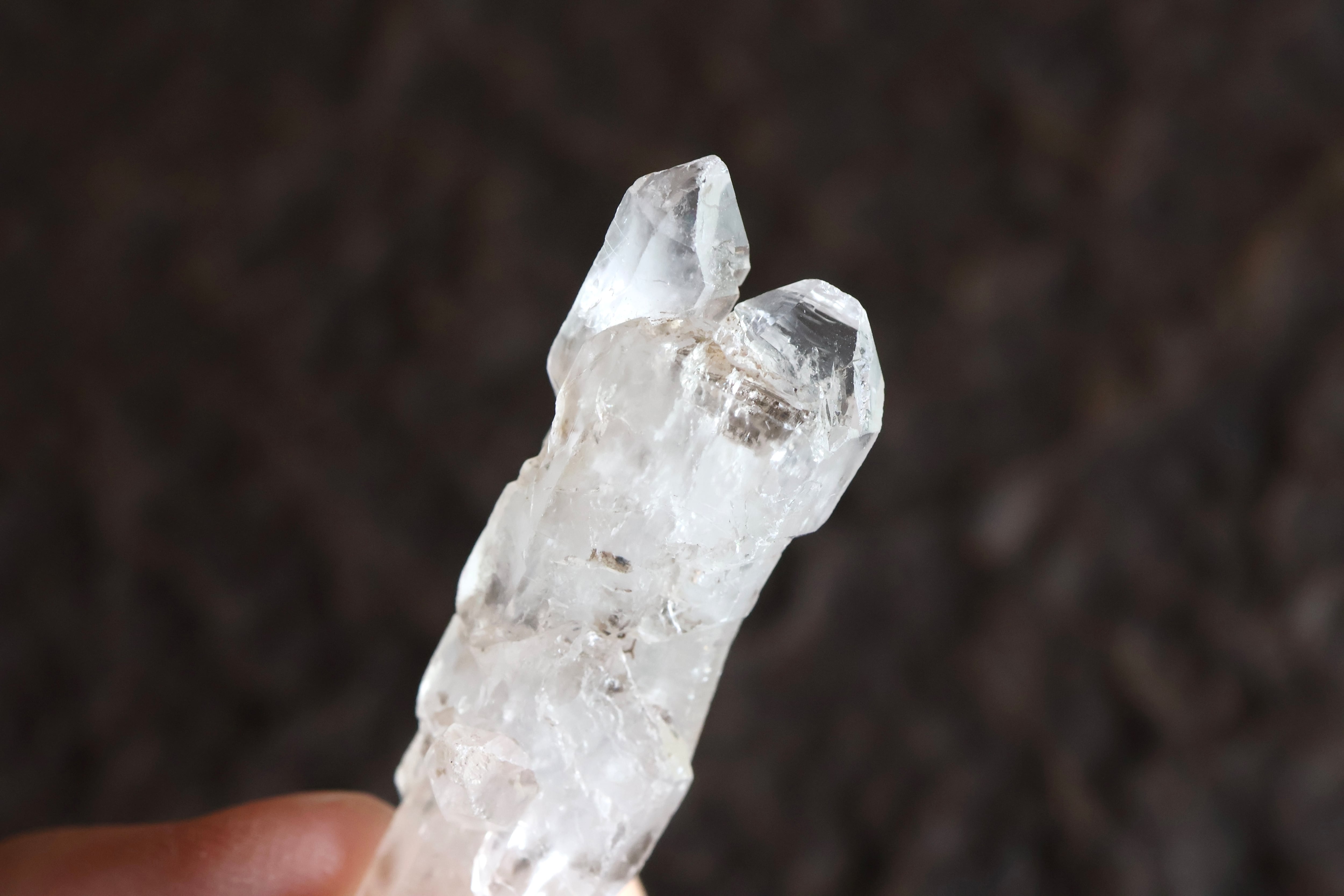 ヒマラヤ水晶 ガネーシュヒマール産 DT アメシスト エレスチャル