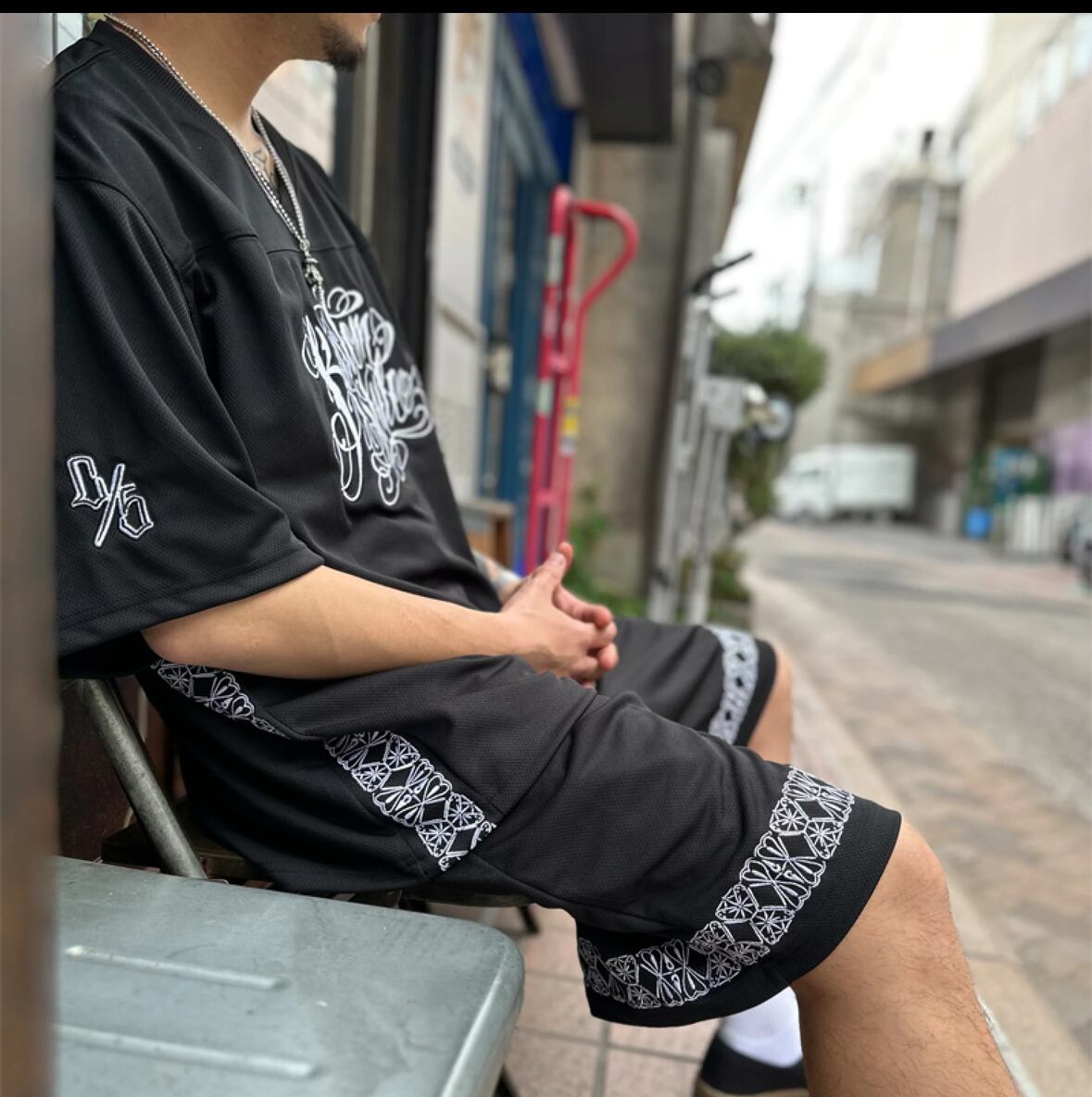 メッシュフットボールジャージー KUSTOMSTYLE カスタムスタイル KSFOOT2508BK
