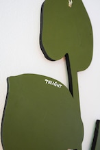 flower art panel M pink anthurium