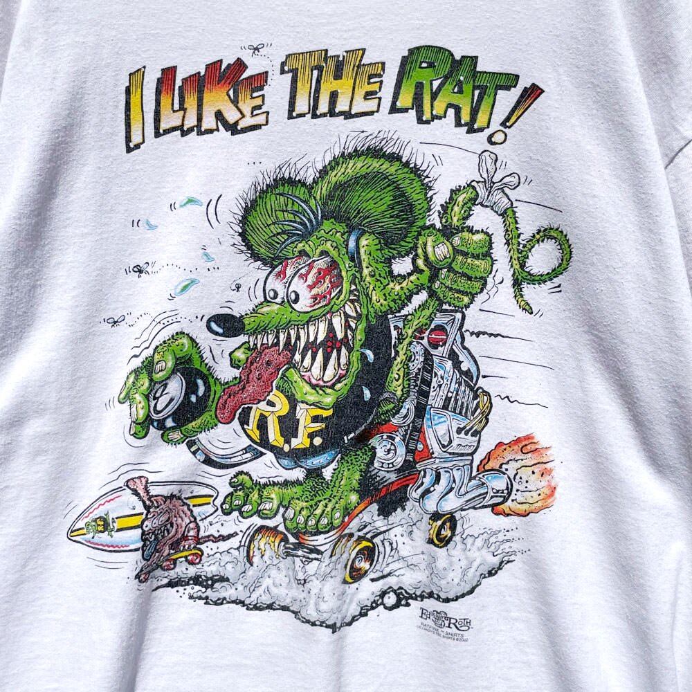 Ed Roth] Vintage Hot Rod Rat Fink Print T-Shirt [2002s] Vintage