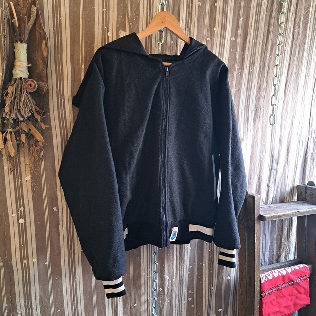 アメリカ製 "MARISA" セーラーカラー メルトンウールスタジャン used [512015]