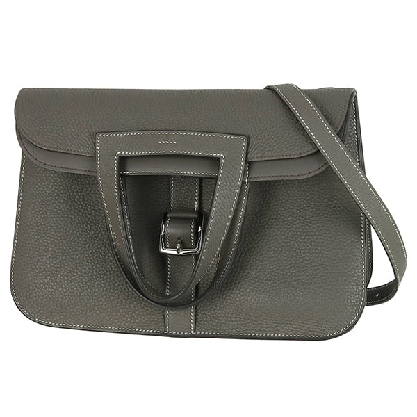 Used HERMES エルメス アルザン 31 トリヨンクレマンス グリエタン ハンドバッグ ショルダーバッグ クラッチバッグ 2WAY 超美品