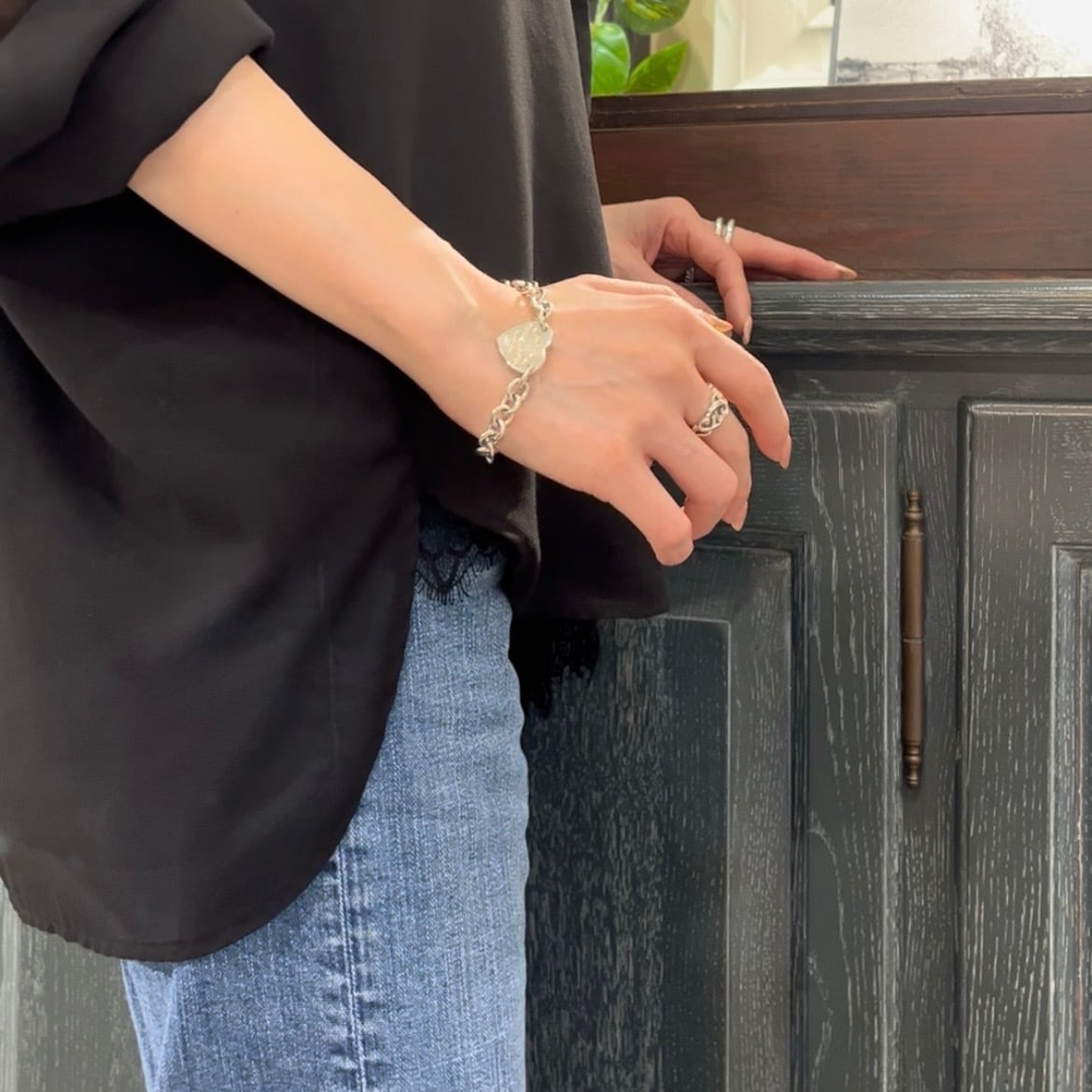 TIFFANY&CO.【希少】トリプルスターリング　約11号 ヴィンテージ品 TIFFANY&CO.】【11号 】2736 パロマピカソ トリプルラビングハート