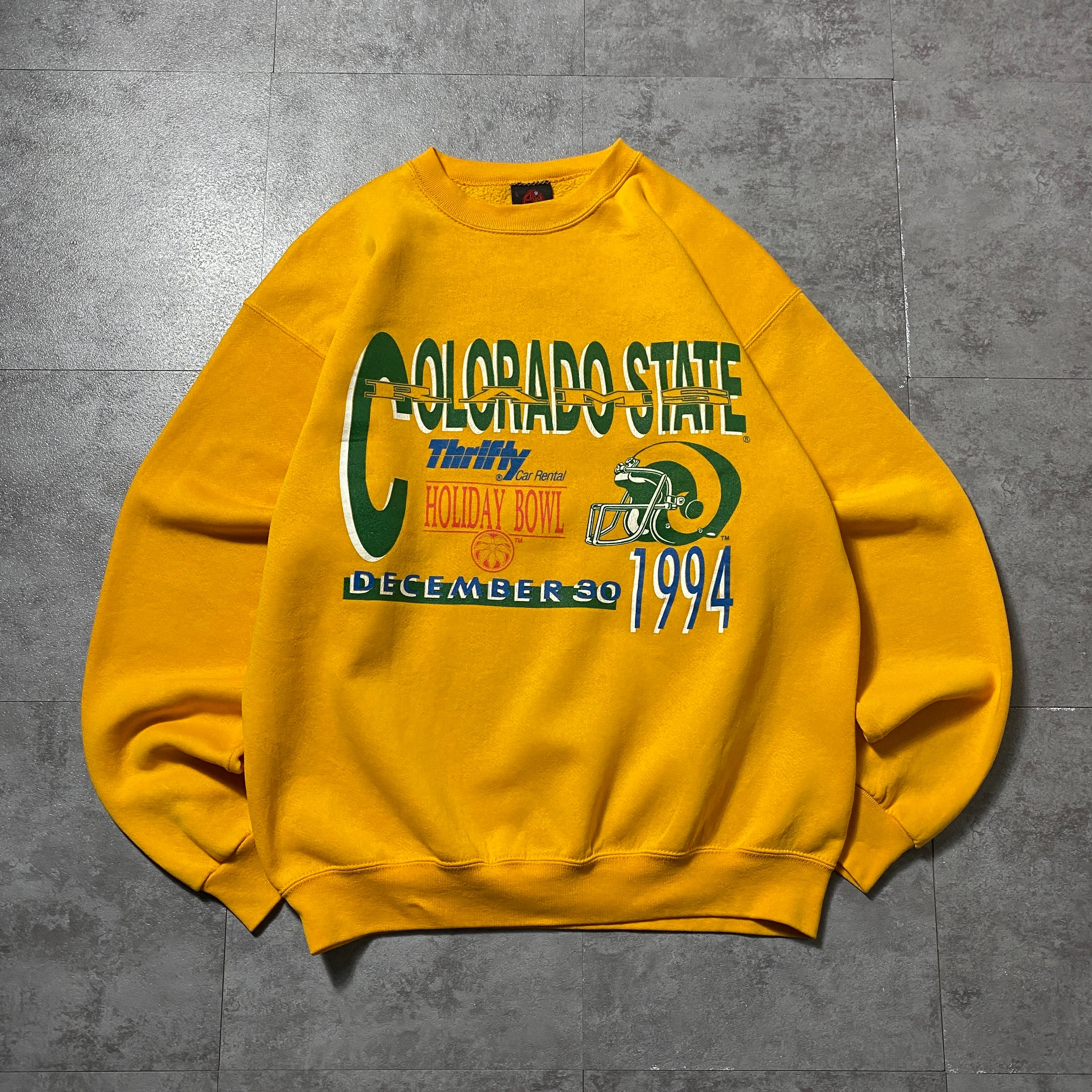 USA製】90's SPORTS COLORADO STATE コロラド大学 カレッジ プリント