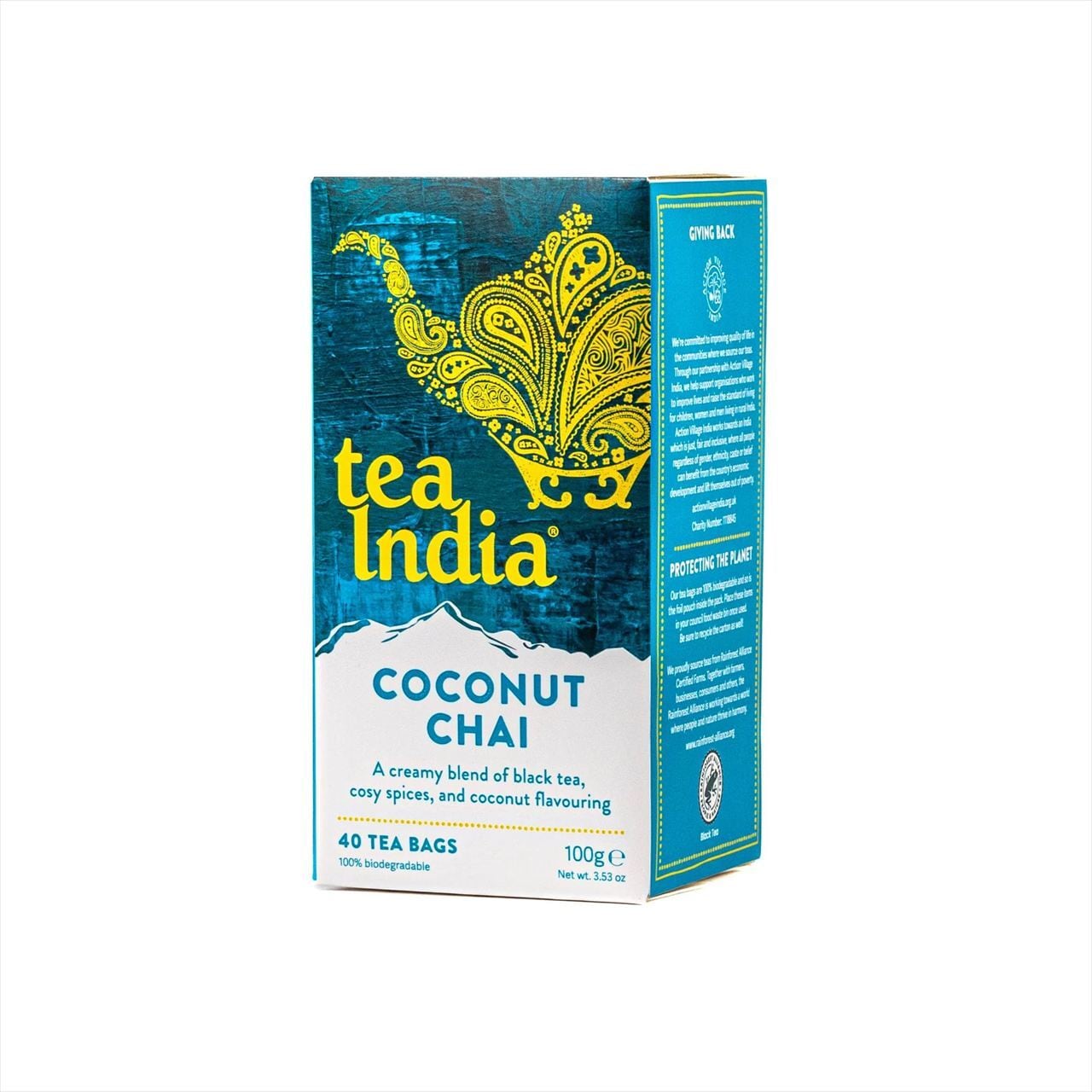 TEA INDIA》ココナッツチャイ（ティーバッグ40個入り） | Shop UK Walker