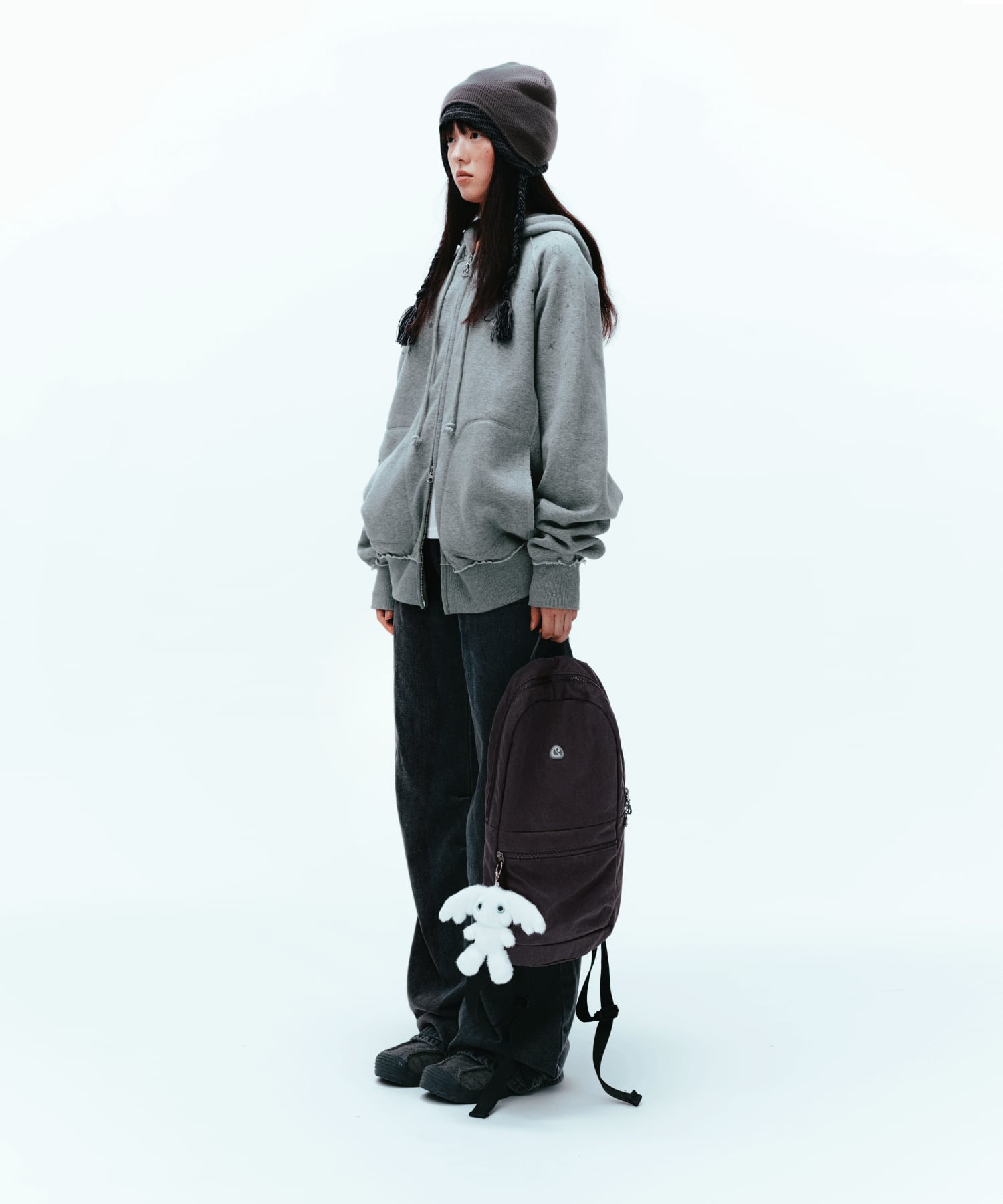 トップス coyseio TWINKLE HOOD ZIP-UP WHITE TWINKLE HOOD ZIP-UP WHITE - coyseio