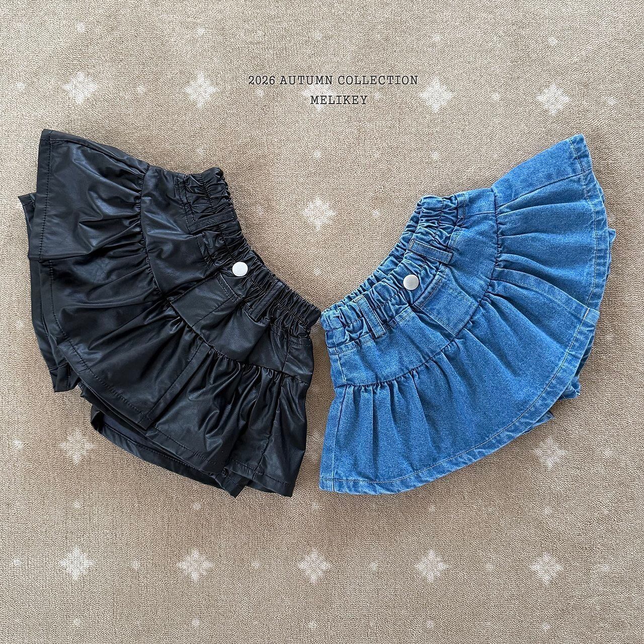 【予約/送料無料】melikey / Idol frill shorts