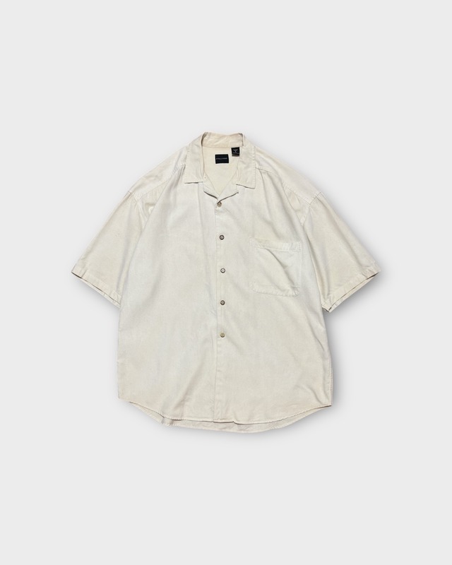 【Used】“STRUCTURE” Silk Open Collar Shirt